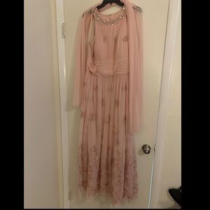 Formal Jessica Howard dress, soft pink, size 16